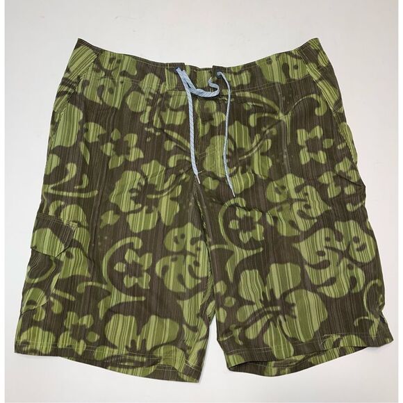 Columbia PFG Omni-Shield Size 36 Swim Trunks Board‎ Shorts 11” Inseam Stretch - Picture 1 of 6